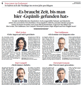 Erinnerungen Parlamentarier